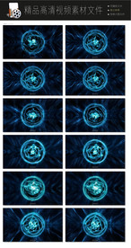 绚丽彩色光点隧道LED视频