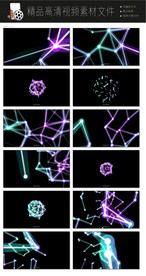 酷立体三维未来万花筒LED视频