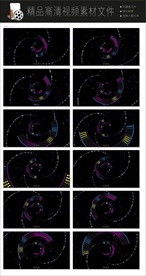 方块魔术歌舞视频背景空镜头