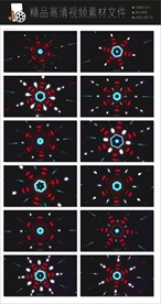 机械穿梭动感迪吧视频背景空镜头