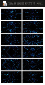 机械穿梭动感迪吧视频背景空镜头