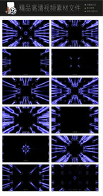 万花筒VJ动态背景视频空镜头