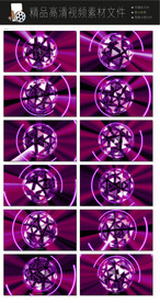 万花筒VJ动态背景视频空镜头