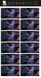 创意梦幻灯展光效闪烁变幻空镜头