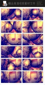 炫丽音符灯光视频合成转场空镜头