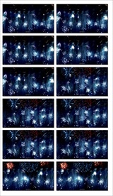 粒子星光旋转万花筒vj视频婚礼