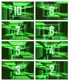 绿色清新梦幻LED大屏视频素材