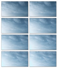 超美蓝天白云转场LED频片头