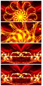 火爆盛大开盘LED视频喜庆开业