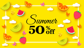 春夏促销海报03