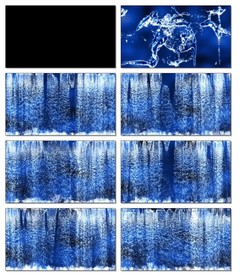 唯美梦幻朦胧光点光晕转场LED
