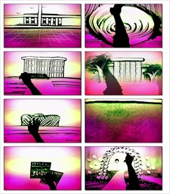 魔幻世界绚丽粒子光线光束视频