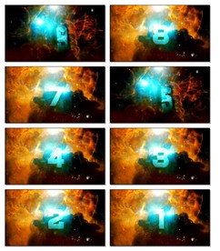 倒计时视频开场素材led片头下