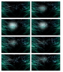 神秘星空银河LED视频素材