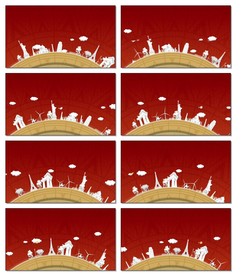 欢乐嘉年华欢乐背景视频转场视频