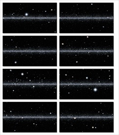 神秘星空银河LED视频素材