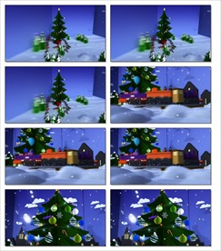 圣诞视频LED视频素材