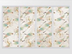 现代大气羽毛移门