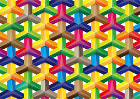 矢量综合体海报背景图形