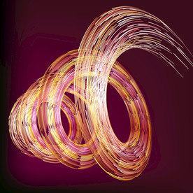 炫彩光影线条光线扭曲光影空间