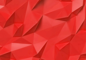 红色质感菱形几何图形