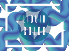 炫彩抽象几何图形不规则图形海报