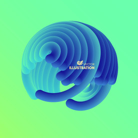 创意几何图形圆形抽象几何图形