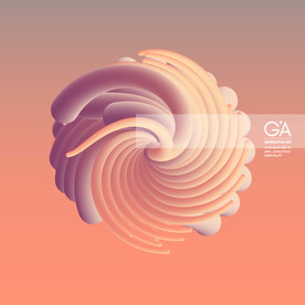 创意三维立体质感几何图形抽象圆