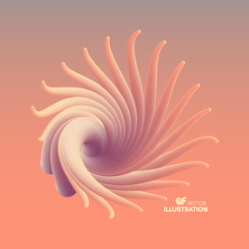 创意质感几何图形三维图形