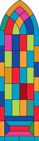 彩色玻璃