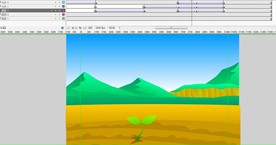 关于植物生长的动画12秒