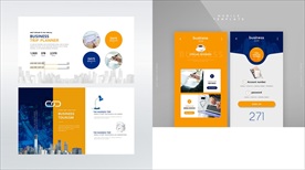 2款商务人士企业文化海报网页