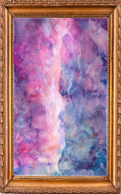 星空抽象装饰画