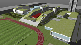 学校鸟瞰效果图