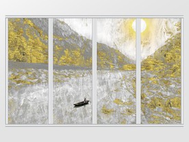 新中式山河移门