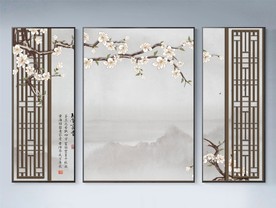 新中式玉兰移门