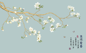 花鸟背景墙