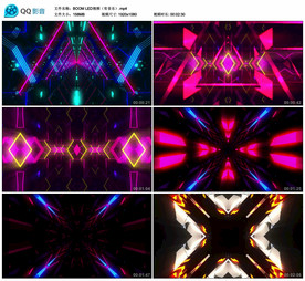 BOOM热舞神曲 舞台背景视频