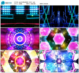 seve 鬼步舞 舞台背景视频