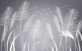 黑白素雅北欧简约美式艺术背景底