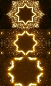 金色粒子万花筒