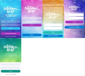 UI界面手机网页分层文件