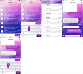 UI界面手机网页分层文件