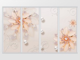 简约时尚现代珠宝移门