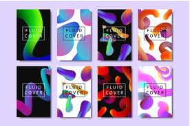 炫彩商业综合体海报几何图形