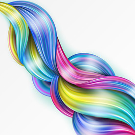 炫彩质感商业综合体海报背景图像