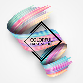 炫彩质感商业综合体几何图形