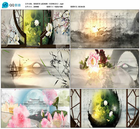 棠梨煎雪 唯美古风舞台背景视频