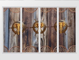 高端木质复古移门