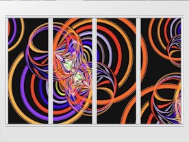 炫彩酒吧装饰移门